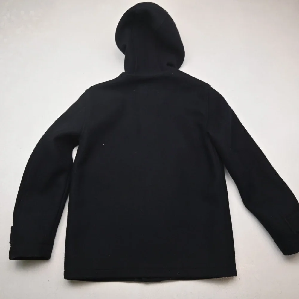 Buzz Ricksons William Gibson 38‎ Medium Wool Toggle Navy Blue Melton Coat